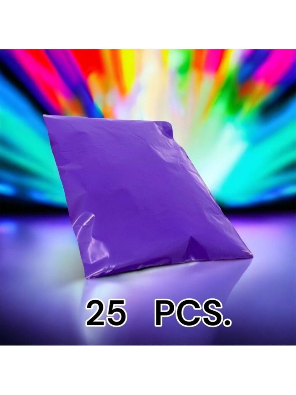 25 10X13 Poly Mailers Purple PRICE IS FIRM - Picture 4 of 9